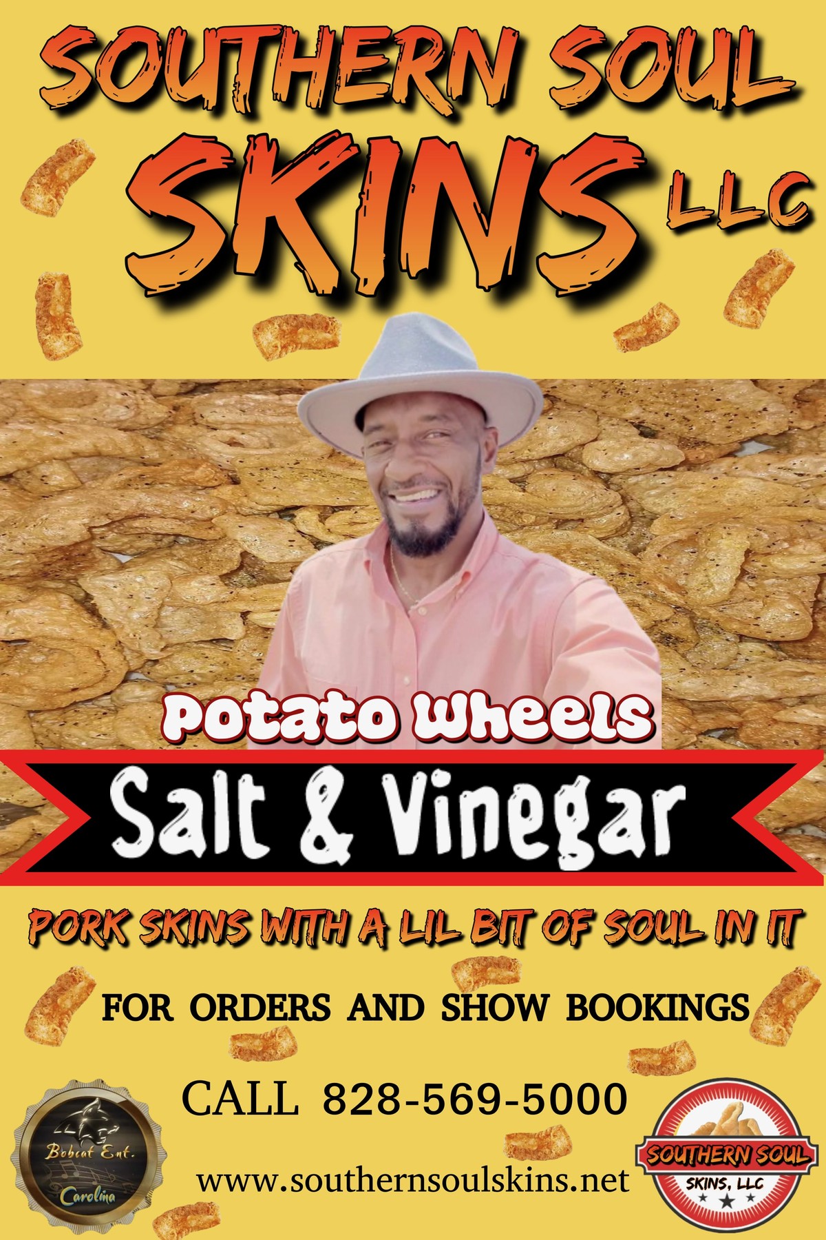 Salt & Vinegar vegan potato wheels